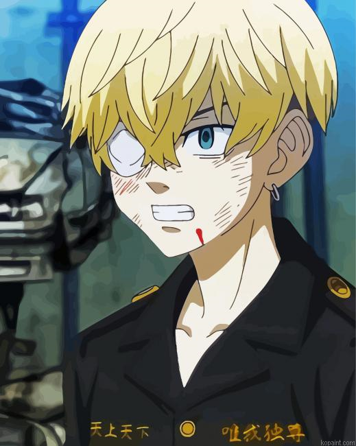 Chifuyu Anime Boy Painting By Numberss.png