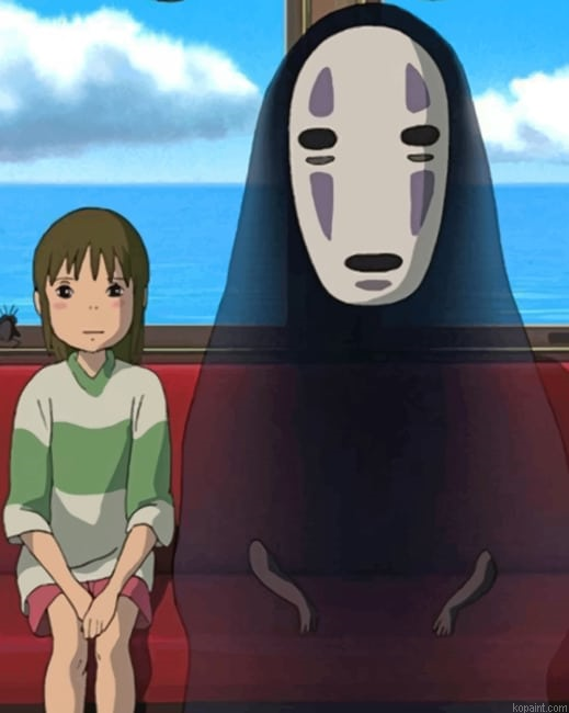 Chihiro And No Face New Painting By Numberss.png