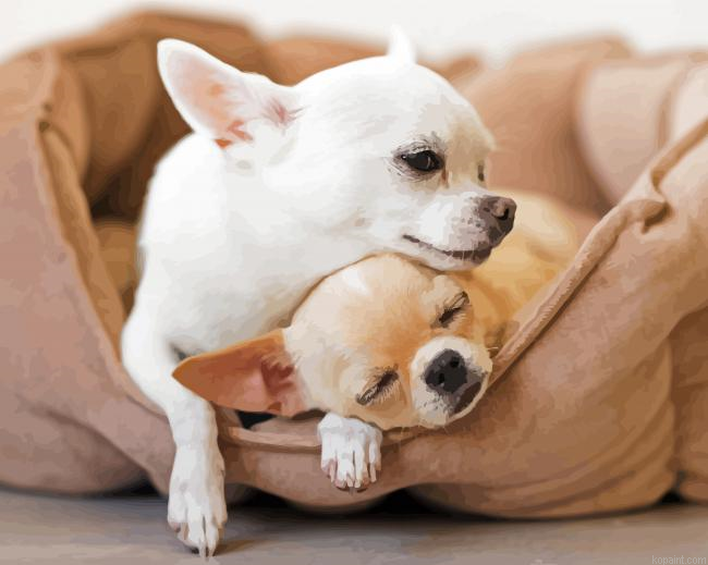 Chihuahua Puppies Painting By Numberss.png