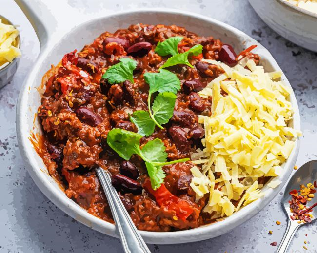 Chili Con Carne Dish Painting By Numberss.png