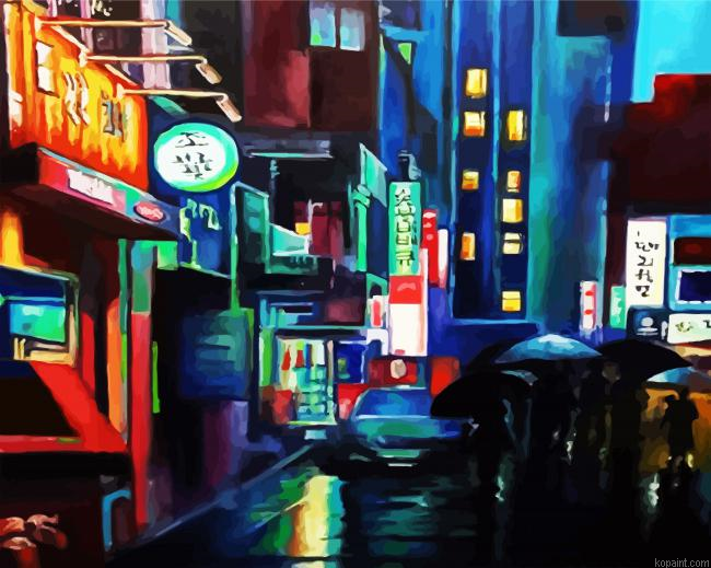 Chinatown Art Painting By Numberss.png