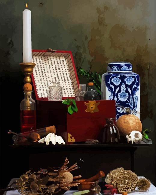 Chinese Apothecary Paint By Numbers
