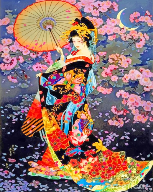 Chinese Asian Woman New Painting By Numberss.png