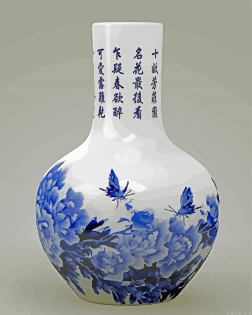 Chinese Blue White Vase Painting By Numberss.png