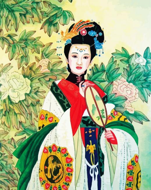 Chinese Girl Paint By Numbers.png