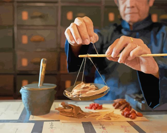 Chinese Medicine Tools Painting By Numberss.png