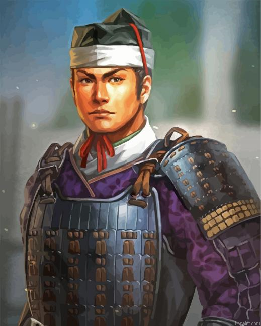 Chinese Warrior Man Paint By Numbers