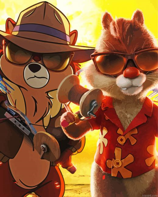 Chip N Dale Painting By Numberss.png