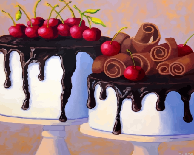 Chocolate Cakes Painting By Numberss.png