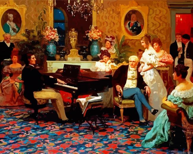 Chopin Playing Piano Painting By Numberss.png