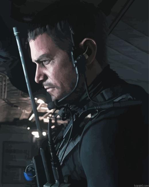 Chris Redfield Resident Evil Painting By Numberss.png