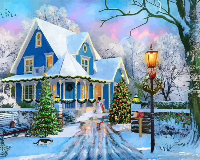 Christmas At Home Painting By Numberss.png