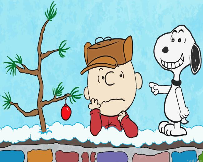 Christmas Charlie Brown Painting By Numberss.png