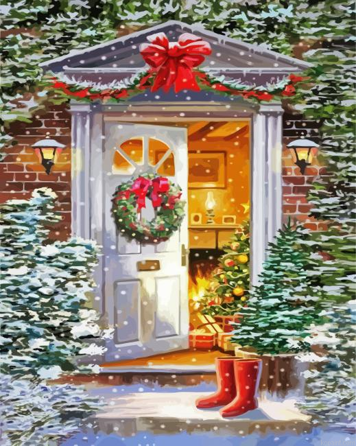 Christmas Door Paint By Numbers.png