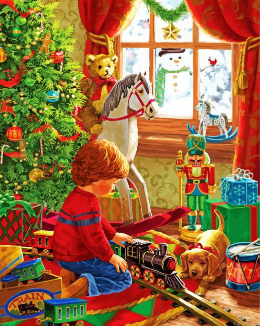 Christmas Gifts Painting By Numberss.png