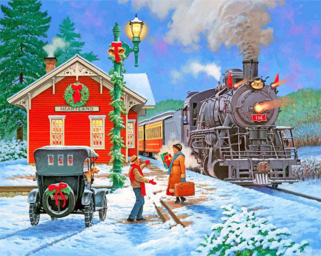 Christmas Homecoming Painting By Numberss.png