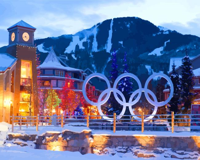 Christmas In Whistler Painting By Numberss.png