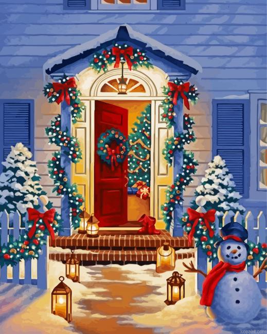 Christmas Night Painting By Numberss.png