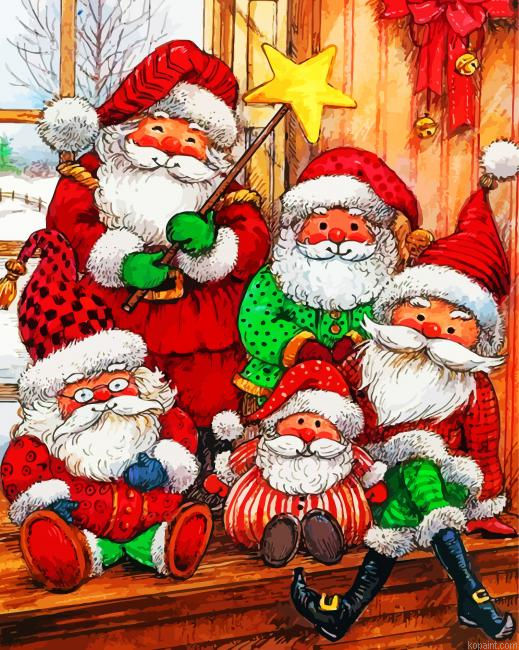 Christmas Santa Painting By Numberss.png