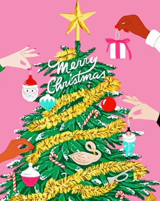 Christmas Tree Paint By Numbers