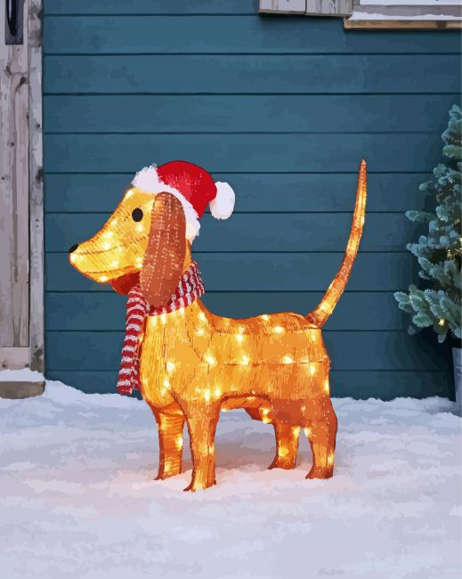 Christmas Dachshund Paint By Numbers.png