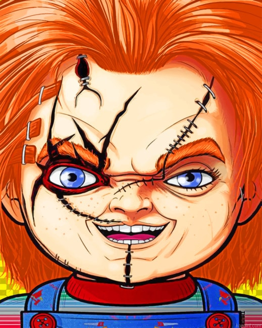 Chucky Horror Painting By Numberss.png