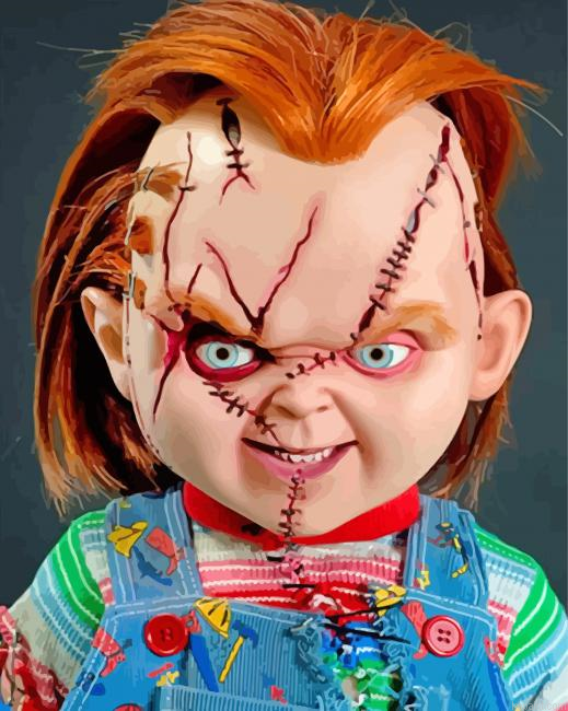Chucky Scare Face Painting By Numberss.png