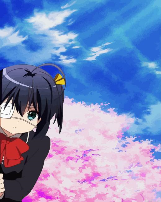 Chuunibyou Demo Koi Ga Shitai Rikka Anime Painting By Numberss.png