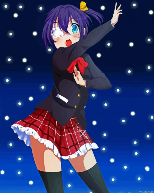 Chuunibyou Rikka Takanashi Painting By Numberss.png