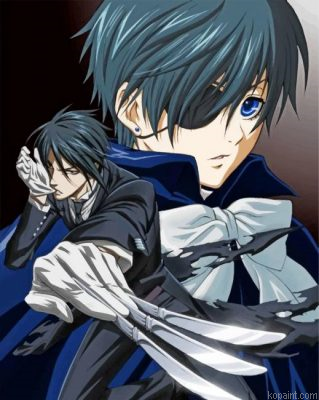 Ciel And Sebastian Painting By Numberss.png