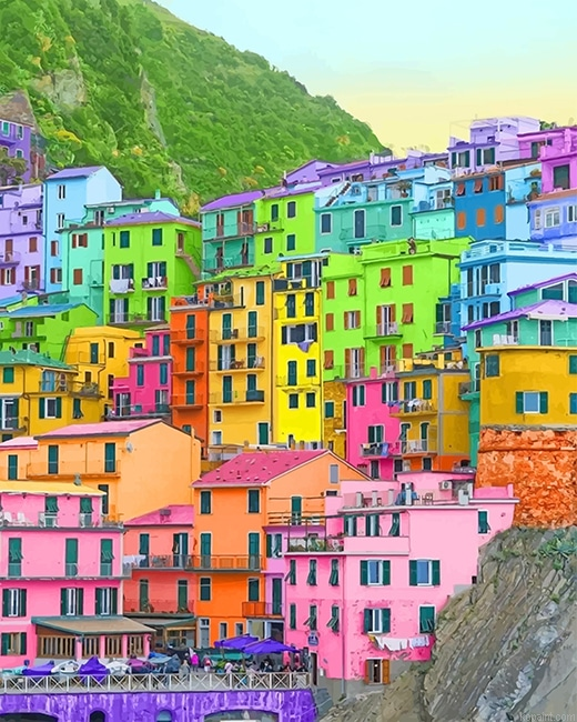 Cinque Terre National Park Italy New Painting By Numberss.png