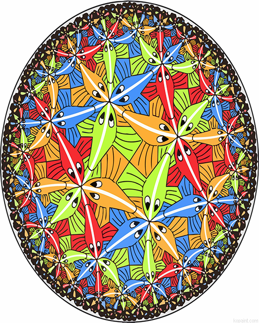 Circle Limit Iii Painting By Numberss.png