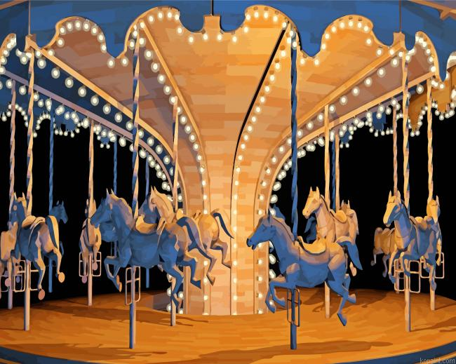 Circus Carousel Painting By Numberss.png