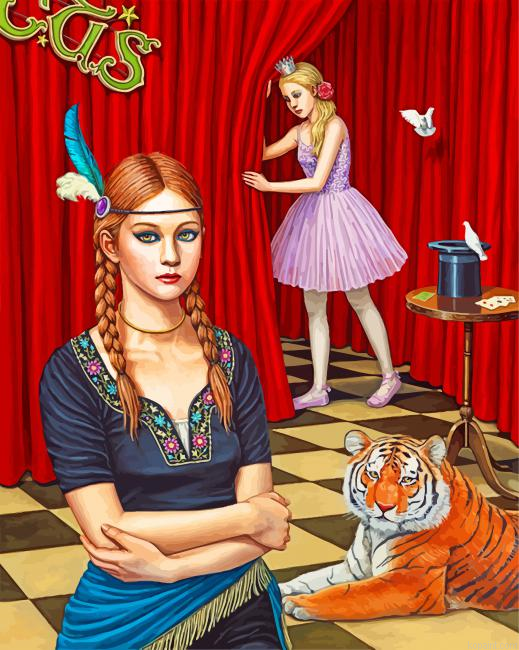 Circus Girls Painting By Numberss.png