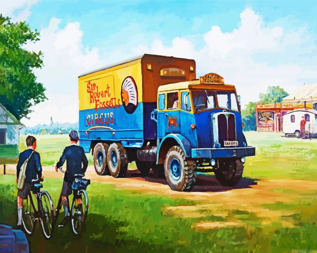 Circus Lorry Truck Painting By Numberss.png