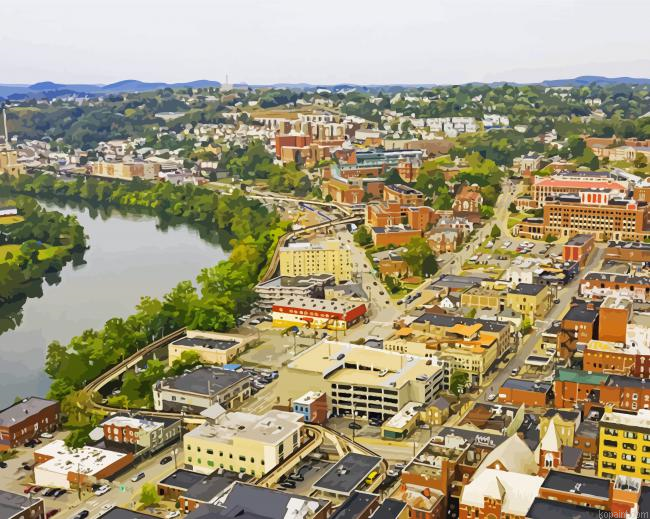 City Of Morgantown Painting By Numberss.png