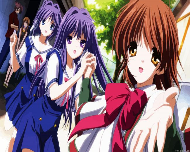 Clannad Anime Paint By Numbers
