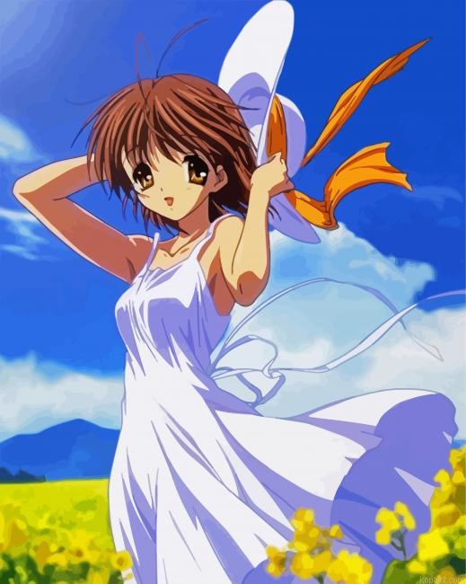 Clannad Nagisa Furukawa Painting By Numberss.png