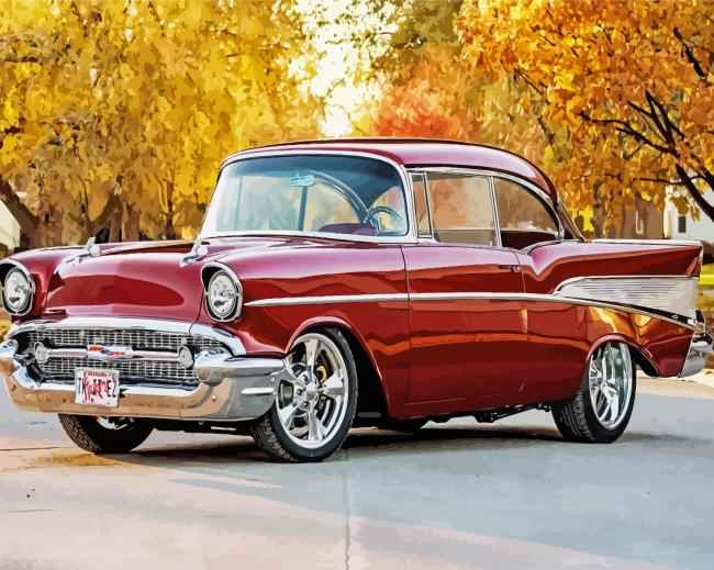 Classic 57 Chevy Painting By Numberss.png