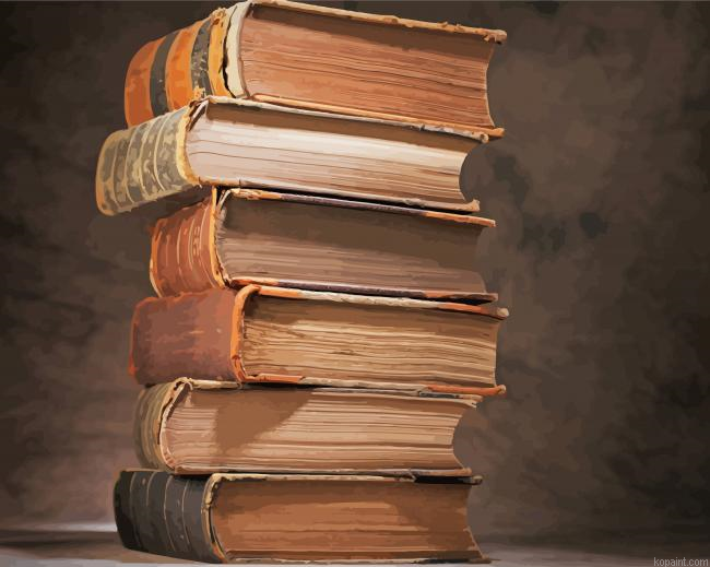 Classic Books Painting By Numberss.png