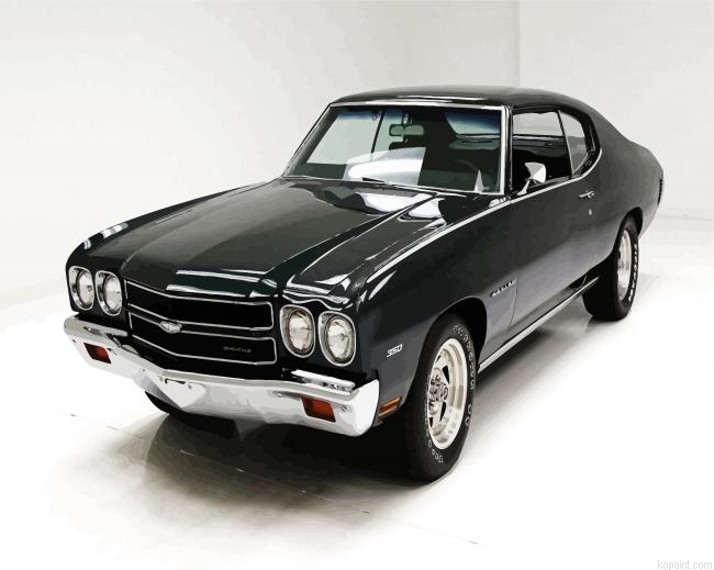 Classic Chevrolet Malibu Painting By Numberss.png