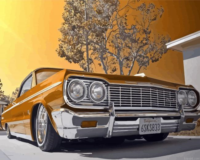 Classic Chevy Imapala Painting By Numberss.png