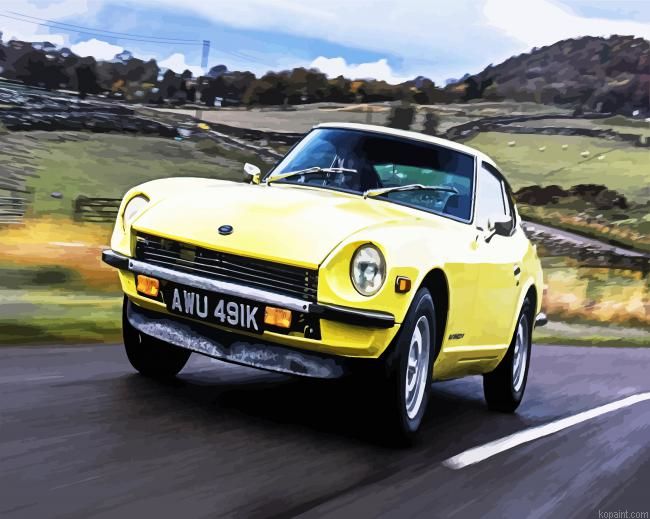 Classic Datsun Car Paint By Numbers.png