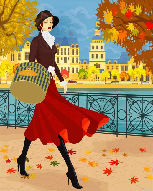 Classic Lady Painting By Numberss.png