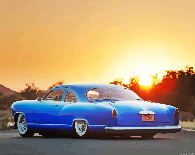 Classic Lowrider Car Painting By Numberss.png
