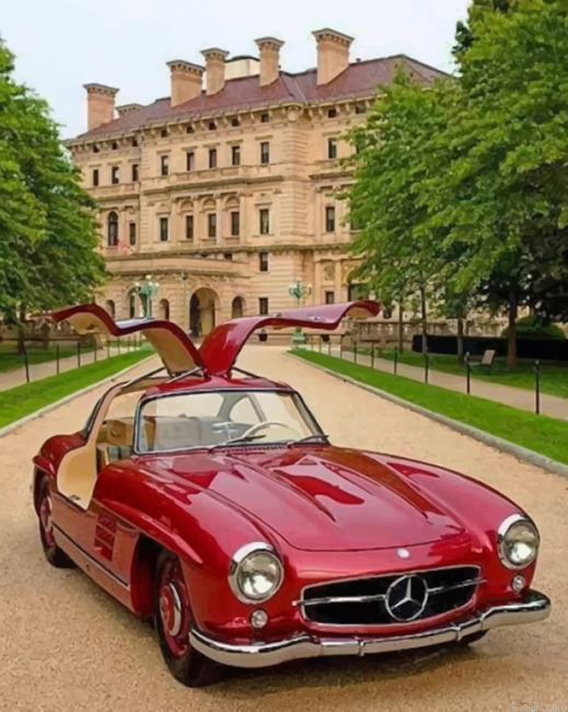 Classic Mercedes Benz Painting By Numberss.png