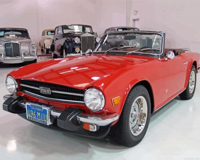 Classic Sport Triumph Car Painting By Numberss.png