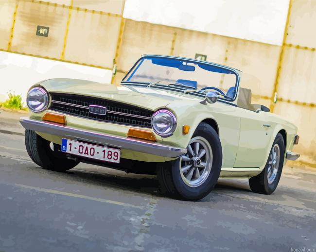 Classic Tr6 Car Painting By Numberss.png