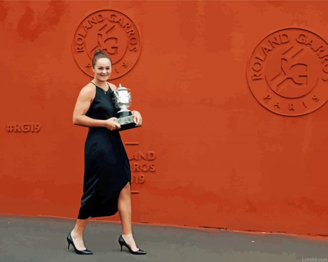 Classy Ashleigh Barty Painting By Numberss.png
