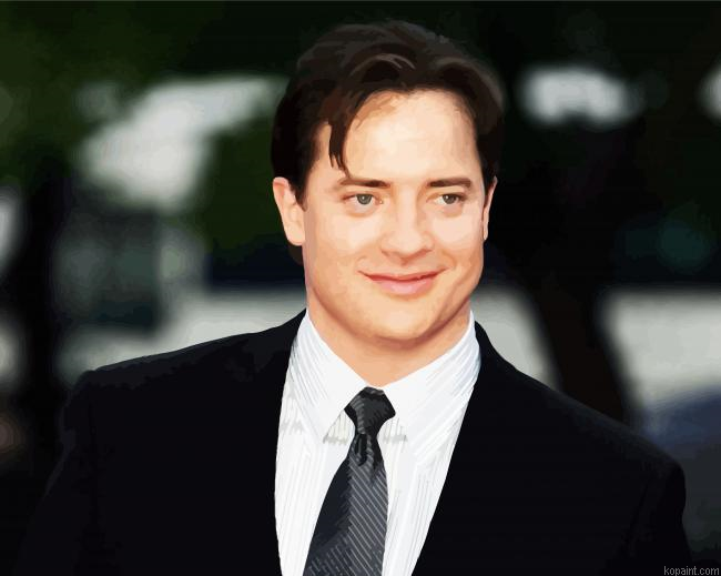 Classy Brendan Fraser Paint By Numbers.png